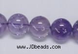 CNA806 15.5 inches 16mm round natural light amethyst beads