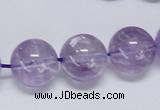 CNA808 15.5 inches 20mm round natural light amethyst beads