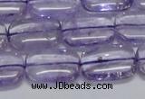 CNA851 15.5 inches 12*16mm rectangle natural light amethyst beads