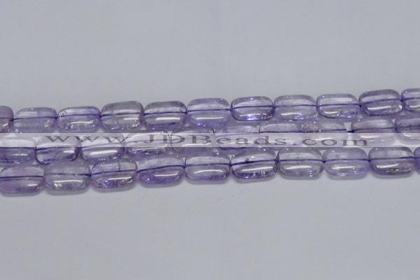 CNA852 15.5 inches 13*18mm rectangle natural light amethyst beads