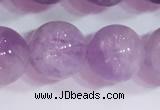 CNA955 15.5 inches 10mm round natural lavender amethyst beads