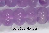 CNA970 15.5 inches 6*10mm faceted rondelle lavender amethyst beads