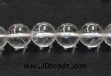 CNC04 15.5 inches 12mm round grade AB natural white crystal beads