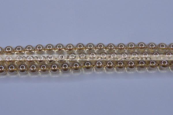 CNC503 15.5 inches 10mm round dyed natural white crystal beads