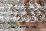 CNC806 14*18mm - 18*20mm faceted nuggets white crystal beads