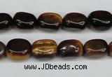 CNG01 15.5 inches 9*12mm nuggets yellow tiger eye gemstone beads