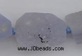 CNG1018 15.5 inches 18*25mm - 25*35mm nuggets blue chalcedony beads