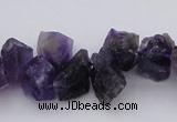 CNG1121 15.5 inches 8*12mm - 13*18mm nuggets amethyst beads