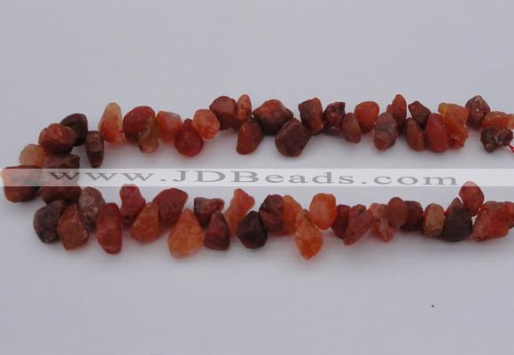 CNG1123 15.5 inches 8*12mm - 13*18mm nuggets red agate beads