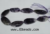 CNG1227 15.5 inches 20*40mm - 25*50mm freeform amethyst beads