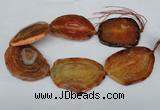 CNG1237 15.5 inches 40*50mm - 55*65mm freeform agate beads