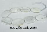 CNG1242 15.5 inches 30*40mm - 40*50mm freeform agate beads