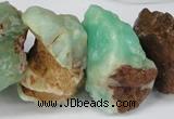 CNG1317 10*20mm – 20*40mm nuggets australia chrysoprase beads