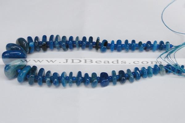 CNG1435 15.5 inches 10*12mm - 20*25mm nuggets agate gemstone beads