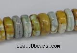 CNG1445 15.5 inches 6*15mm - 8*15mm nuggets agate gemstone beads