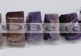 CNG1484 15.5 inches 10*15mm - 12*25mm nuggets agate gemstone beads