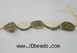 CNG1528 8 inches 22*30mm - 25*35mm freeform agate beads