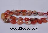 CNG1711 15.5 inches 15*20mm - 20*30mm nuggets red agate beads