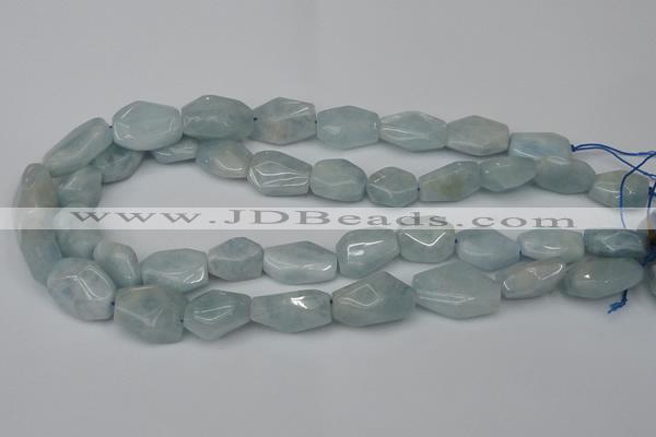 CNG1720 15.5 inches 15*20mm - 20*30mm nuggets aquamarine beads