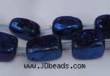 CNG2004 15.5 inches 8*12mm - 10*15mm nuggets plated quartz beads