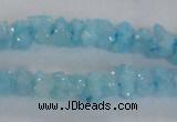 CNG2204 15.5 inches 8*10mm - 10*12mm nuggets plated druzy quartz beads