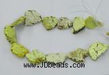 CNG2511 15.5 inches 25*30mm - 35*40mm freeform turquoise beads