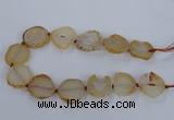 CNG2529 15.5 inches 20*25mm - 25*35mm freeform agate beads