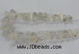 CNG2577 15.5 inches 10*20mm - 15*35mm faceted nuggets white crystal beads