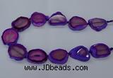 CNG2609 15.5 inches 30*35mm - 40*45mm freeform agate beads