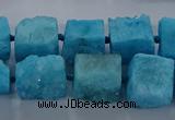 CNG2621 15.5 inches 10*12mm - 14*16mm nuggets druzy agate beads