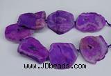 CNG2672 15.5 inches 30*40mm - 40*50mm freeform druzy agate beads