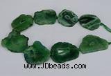 CNG2682 15.5 inches 30*40mm - 40*50mm freeform druzy agate beads