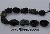 CNG2685 15.5 inches 25*30mm - 30*40mm freeform druzy agate beads