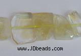 CNG2706 15.5 inches 13*18mm - 15*20mm freeform natural citrine beads