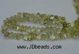 CNG2824 10*14mm - 13*18mm faceted nuggets lemon quartz beads