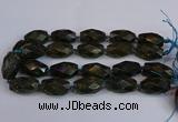 CNG2833 15.5 inches 18*30mm - 20*30mm faceted rice labradorite beads