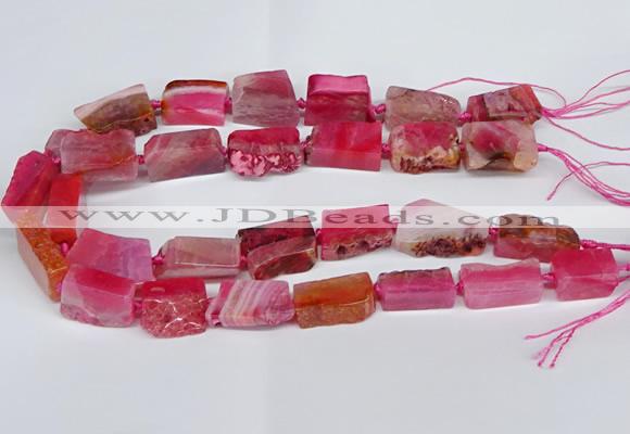 CNG2902 15.5 inches 12*16mm - 15*25mm freeform agate beads