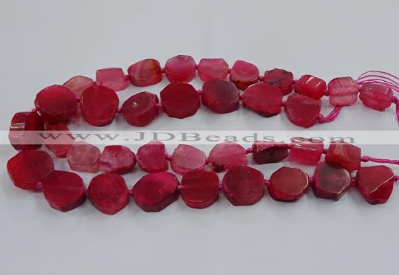 CNG2909 15.5 inches 12*16mm - 15*25mm freeform agate beads