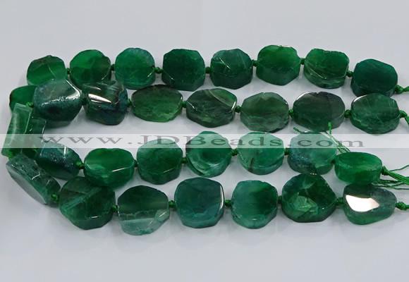 CNG2911 15.5 inches 12*16mm - 15*25mm freeform agate beads