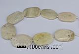 CNG3073 15.5 inches 30*45mm - 35*50mm freeform chrysanthemum agate beads