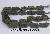 CNG3076 15.5 inches 20*30mm - 22*40mm nuggets green kyanite beads