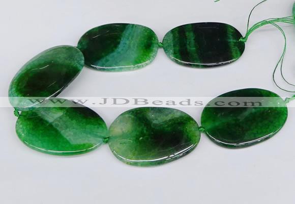 CNG3353 15.5 inches 40*50mm - 45*60mm freeform agate beads