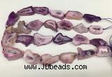 CNG3637 15.5 inches 22*30mm - 30*40mm freeform druzy agate beads