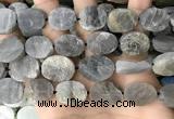 CNG3709 15.5 inches 15*20mm oval rough labradorite beads