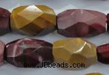 CNG371 15.5 inches 20*25mm faceted nuggets mookaite beads