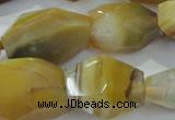 CNG396 15.5 inches 15*25mm – 22*30mm faceted nuggets agate beads