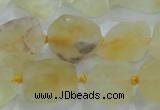 CNG431 15.5 inches 15*20mm – 25*30mm nuggets citrine gemstone beads