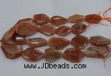 CNG5083 15.5 inches 20*30mm - 25*45mm freeform sunstone beads