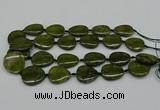 CNG5167 15.5 inches 16*22mm - 30*35mm freeform green gemstone beads