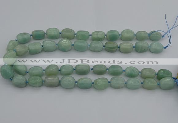 CNG5299 15.5 inches 8*12mm - 12*16mm nuggets amazonite beads